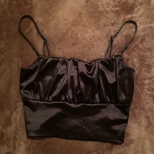 Shimmery Satin Cami Top